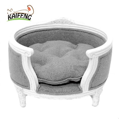 Best Selling Plush Puppy Dog Products New Arrival Legs In Gilt Pet Bed Lounge Sofa