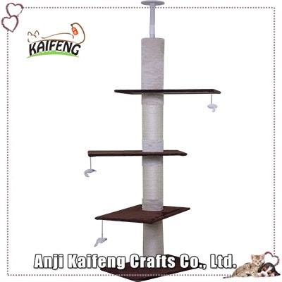 Wholesale Colorful Good Reputation Factory Supply Tall Cat Scratching Post