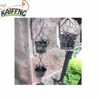 Out Door Metal iron Rain Chain Copper garden decoration Copper Rain Chain