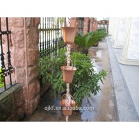 182CM Hammered Copper Rain Chains With free Adaptor