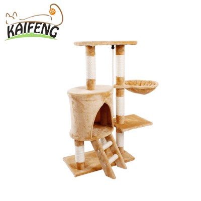 High Quality Popular Small Luxury Wooden Cat Tree Towe